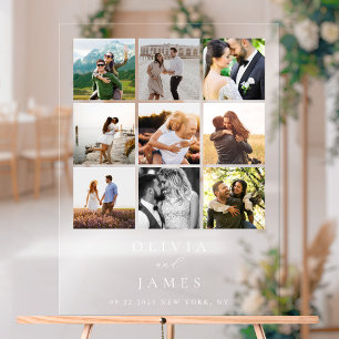 Panneau En Acrylique Galerie de photos minimaliste moderne Mariage