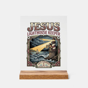 Panneau En Acrylique Garde-phare Jésus Garde-phare Jésus Ch
