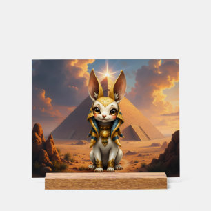 Panneau En Acrylique Gardien Ensolleillé – Lapin Relique du Désert.