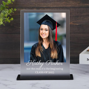 Panneau En Acrylique Graduation Nom personnalisé Image Shool Grad Class