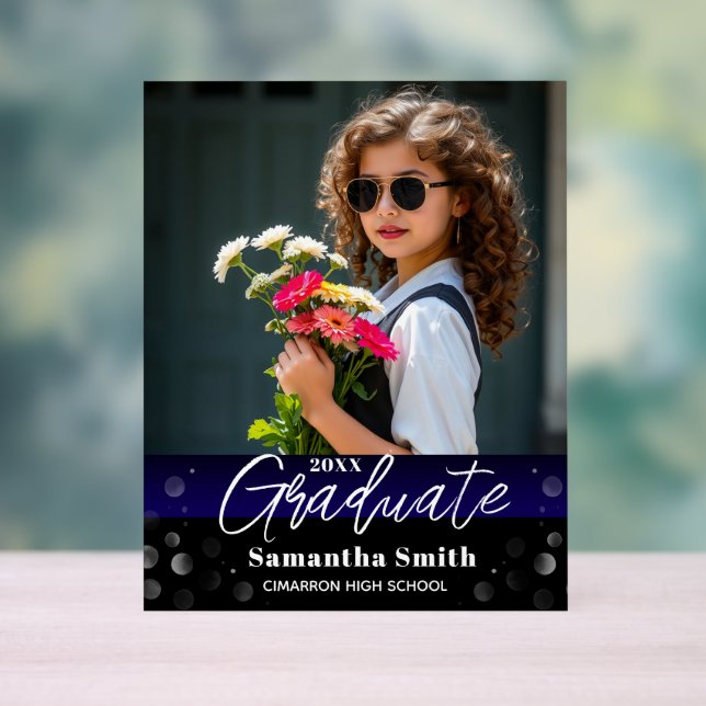 Panneau En Acrylique Graduation Party Welcome Table Acrylic Sign (Neutre)