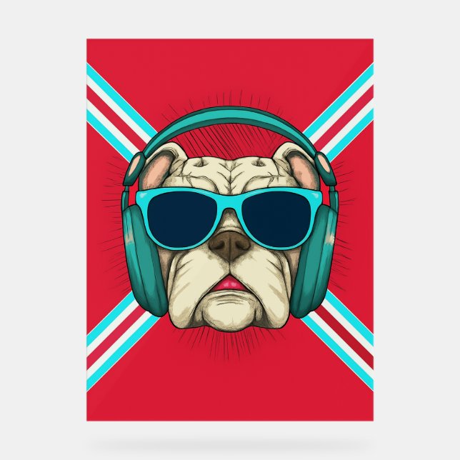 Panneau En Acrylique Groove Pup (Recto)