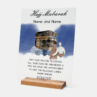 Panneau En Acrylique Hajj Mubarak acrylique