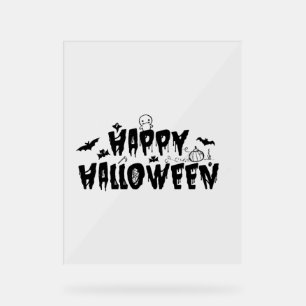 Panneau En Acrylique Halloween heureux