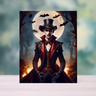 Panneau En Acrylique Halloween Steampunk Vampire Zombie