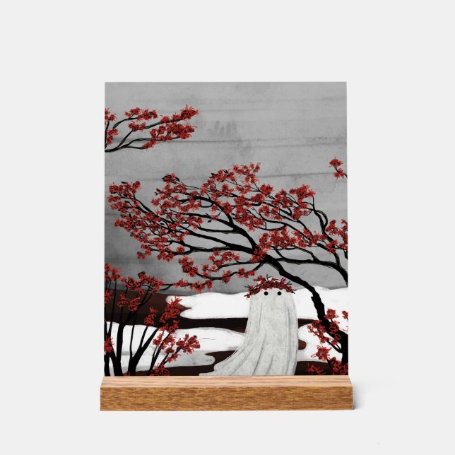 Panneau En Acrylique Hamamélis Fantôme (Recto)