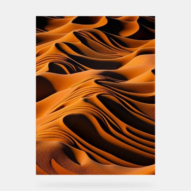 Panneau En Acrylique Harmonie du désert (Recto)