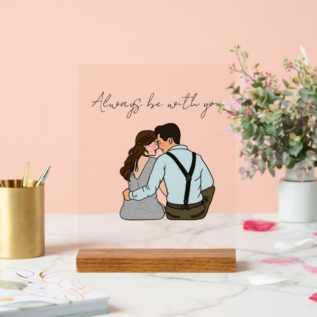 Panneau En Acrylique Heure spéciale, cadeau spécial (Mariage)