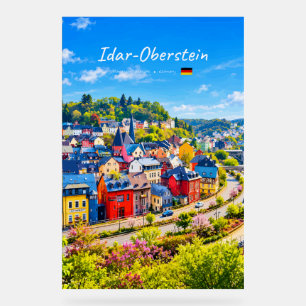 Panneau En Acrylique Idar-Oberstein, Allemagne - Ville Colorée