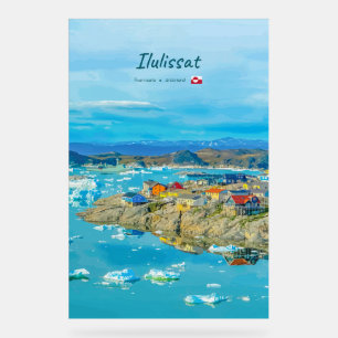 Panneau En Acrylique Ilulissat, Groenland - Ville des Icebergs