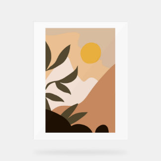 Panneau En Acrylique Images murales abstraites minimalistes