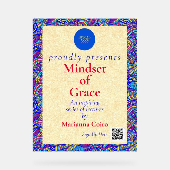 Panneau En Acrylique Impressive Personalized Colorful (Recto)