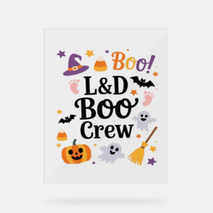 Panneau En Acrylique Infirmière en salle d'accouchement Halloween Citro