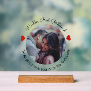 Panneau En Acrylique Inspirer l'amour Ajouter votre propre photo et mes