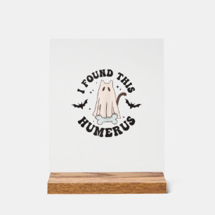 Panneau En Acrylique J'ai trouvé cet humour drôle et amusant pour chat 