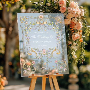 Panneau En Acrylique Jardin vintage   Accueil Mariage Luxe coloré