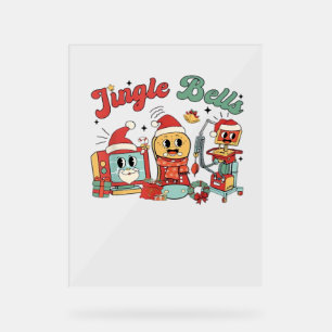 Panneau En Acrylique Jingle Bells Nurse, Christmas Nurse, Funny Christa
