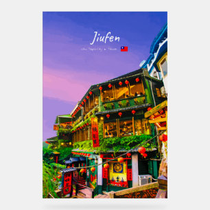 Panneau En Acrylique Jiufen, Taïwan - Ancienne Maison de Thé