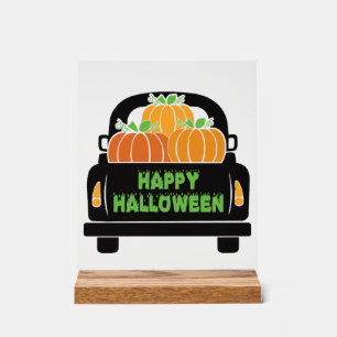 Panneau En Acrylique Joyeuse journée Halloween 2021 costume
