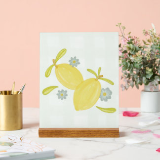 Panneau En Acrylique Jus de citron