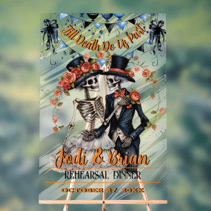 Panneau En Acrylique Jusqu'à la mort faisons-nous partie Mariage d'Hall