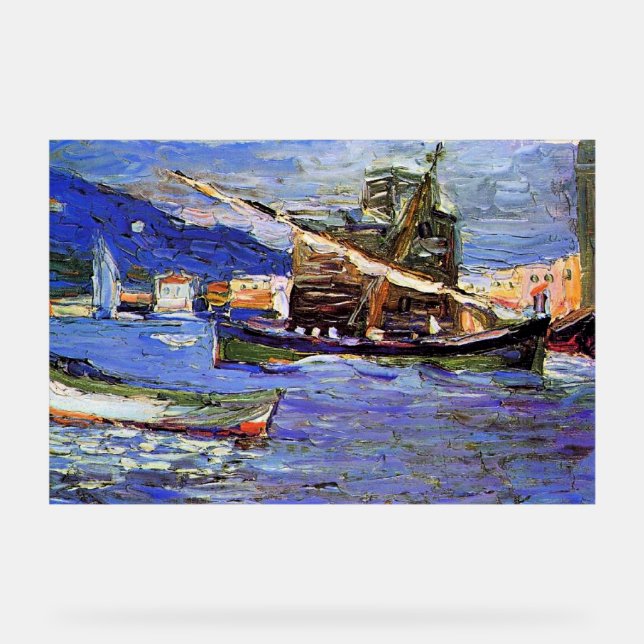 Panneau En Acrylique Kandinsky - Rapallo Grauer Day (Recto)