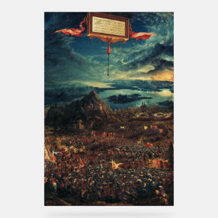 Panneau En Acrylique La bataille d'Alexandre à Issus