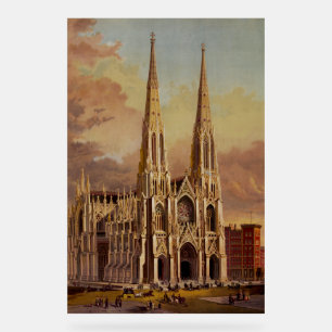 Panneau En Acrylique La cathédrale Saint-Patrick dans le Midtown Manhat
