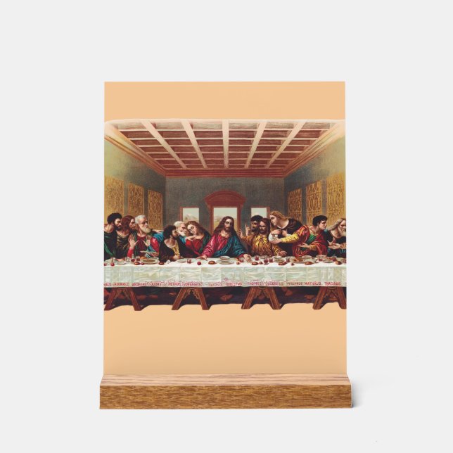 Panneau En Acrylique La Cène (Recto)