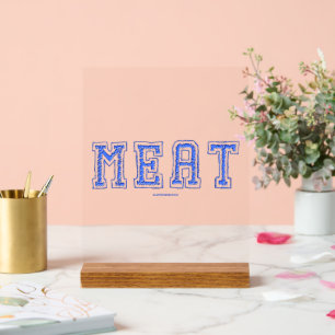 Panneau En Acrylique La crudité de la viande de SlipperyJoe dureté irré