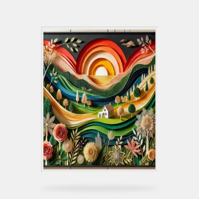 Panneau En Acrylique La magie de l'art aux murs (Recto)