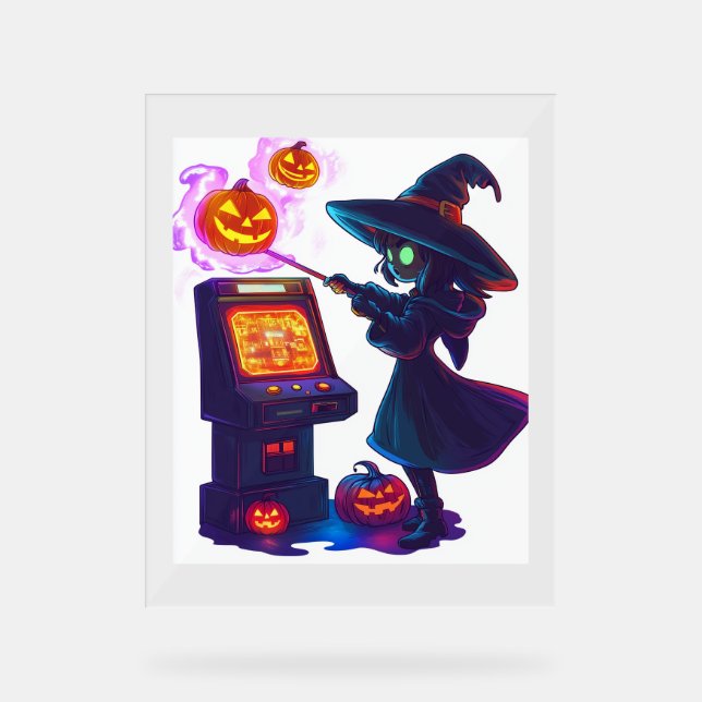 Panneau En Acrylique La nuit d'arcade de sorcière (Recto)