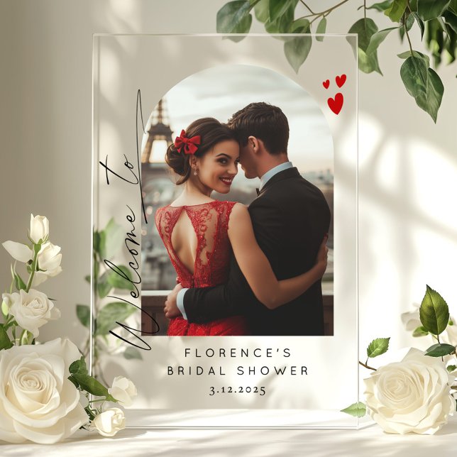 Panneau En Acrylique L'amour est dans la Fête des mariées aérienne Bien (Créateur téléchargé)