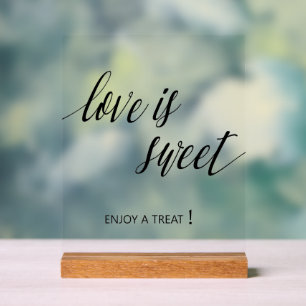 Panneau En Acrylique L'amour est un doux Mariage