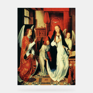 Panneau En Acrylique L'Annonciation de la Vierge Marie par Hans Memling
