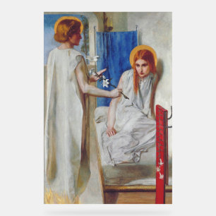 Panneau En Acrylique L'Annonciation par Dante Gabriel Rossetti