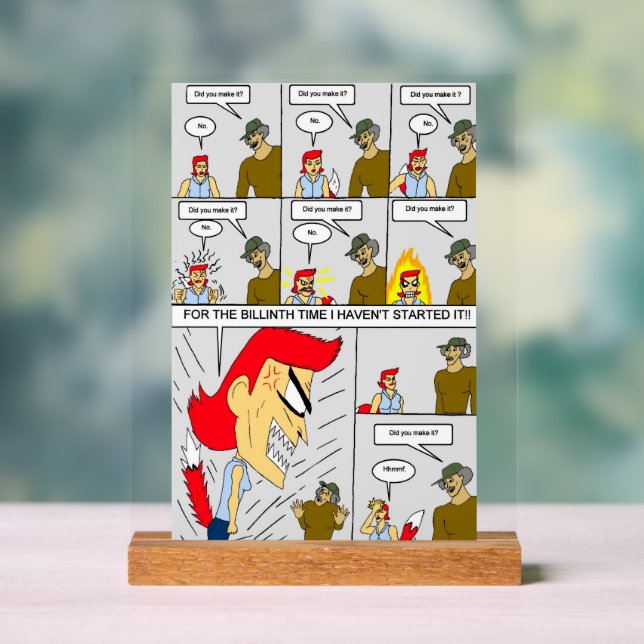 Panneau En Acrylique L'as-tu fait ? (Neutre)