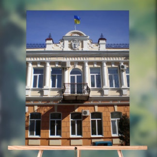 Panneau En Acrylique Le bâtiment du conseil municipal de Melitopol