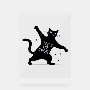 Panneau En Acrylique Le Chat Noir Dancing Spooktacular Trick-or-Trea