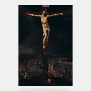 Panneau En Acrylique Le Christ en croix par Gillis Mostaer