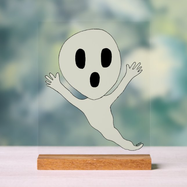 Panneau En Acrylique Le fantôme de style Chibi (Neutre)