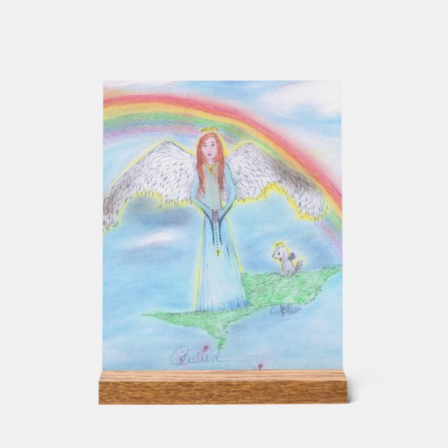 Panneau En Acrylique Le pont arc-en-ciel (Recto)