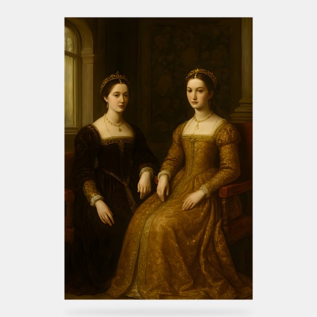 Panneau En Acrylique Le secret de la clé sacrée : Madonna et Ch de la R (Recto)