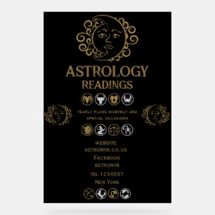 Panneau En Acrylique Lecture astrologique