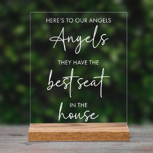 Panneau En Acrylique Les Anges Ont La Meilleure Place Dans La Maison De
