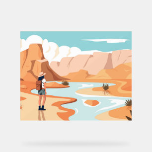 Panneau En Acrylique Les gens aiment le paysage