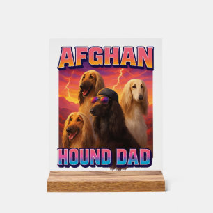 Panneau En Acrylique Lévrier afghan