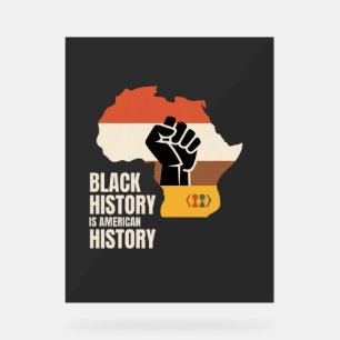Panneau En Acrylique L'histoire des Noirs est la culture et le patrimoi