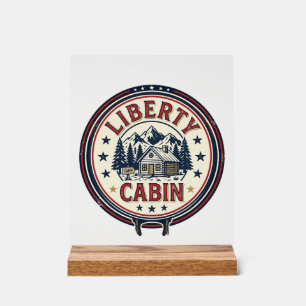 Panneau En Acrylique Liberty Aviator Patriotique Aviation Patriotique V