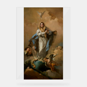 Panneau En Acrylique L'Immaculée Conception par Giovanni Tiepolo